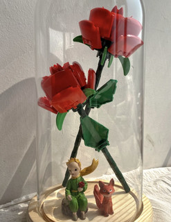 乐高积木玫瑰/成人的玩具