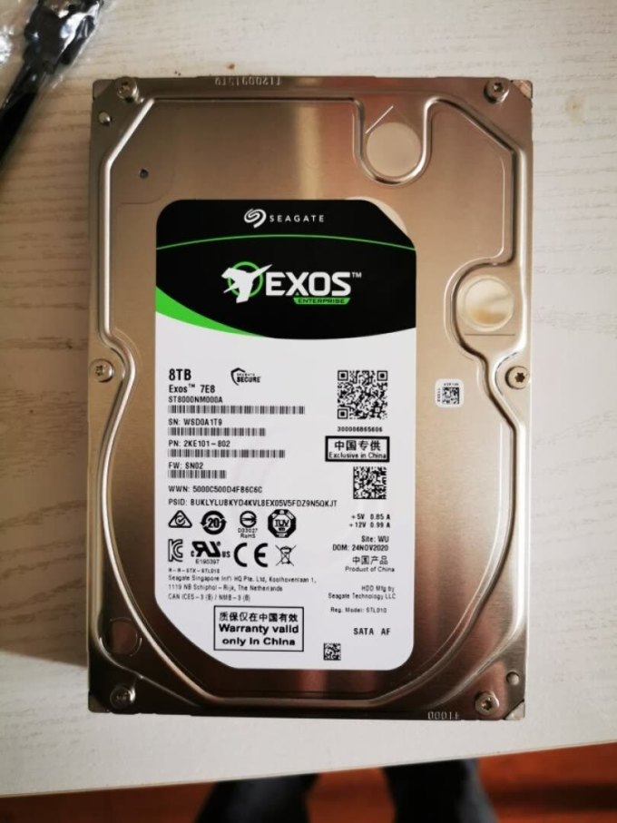 希捷机械硬盘怎么样 银河8t速度挺快,检测无问题._什么值得买