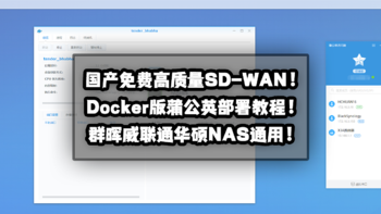 新手向NAS教程 篇二十一：高质量国产免费SD-WAN！Docker版蒲公英群晖威联通华硕NAS部署教程！ 