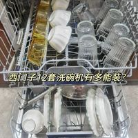 西门子洗碗机12套能装多少东西?