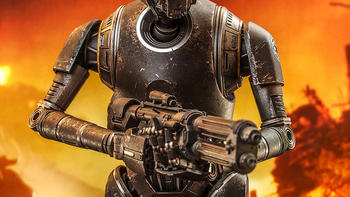 玩转星战 篇三十七：星战世界的终结者登场，HotToys推出《波巴·费特之书》KX机器人1/6比例可动人偶