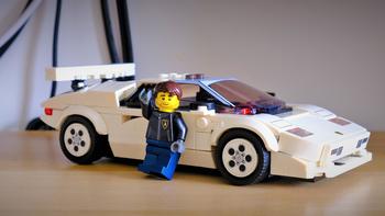 乐高手记 篇九十：性感楔形车——LEGO 乐高超级赛车系列 76908 兰博基尼 康塔什