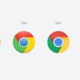 谷歌浏览器Chrome更新：图标改动，版号来到100
