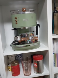 万物皆可测 泵压式半自动咖啡机橄榄绿