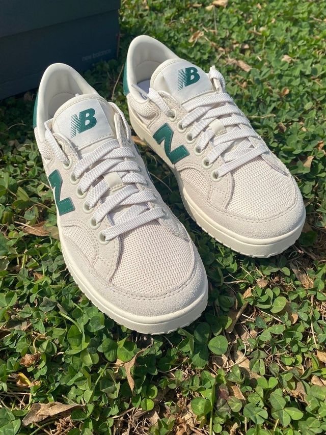 new balance也有绿尾鞋