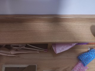 低价入手纯实木红橡木书桌