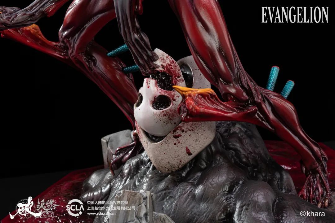 玩模总动员：末那「魂燃」首款雕像，EVA系列兽化二号机公开！