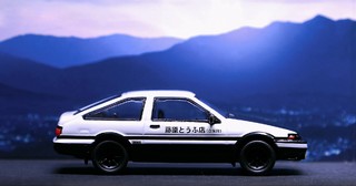 珍藏一段青春回忆 1:64 AE86车模