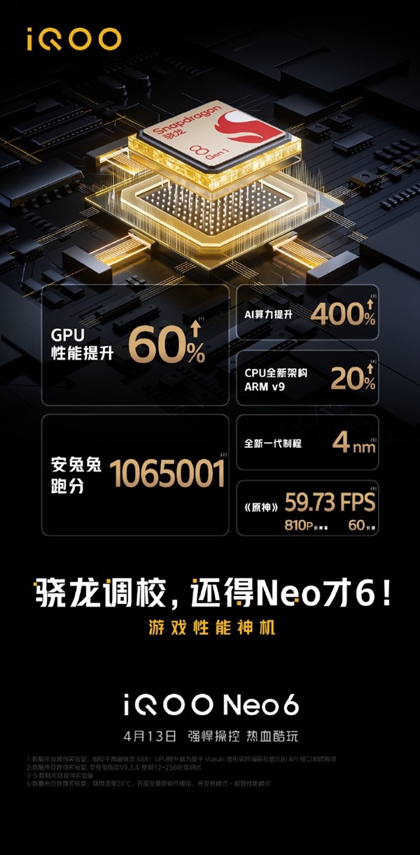 预热丨不止 iQOO Neo6：iQOO 44W 闪充移动电源官宣