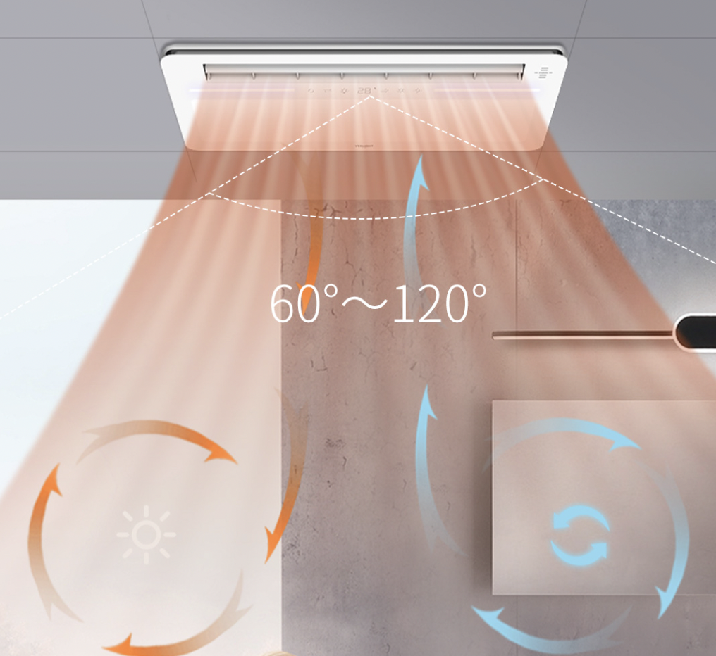 小米有品双核除菌浴霸，等离子除菌+1min快速升温+高清数显+干燥除雾