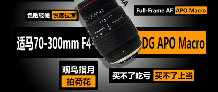 相机镜头 篇一：500元就能爽的AF300mm大长焦 非大清光学