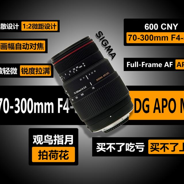 500元就能爽的AF300mm大长焦 非大清光学