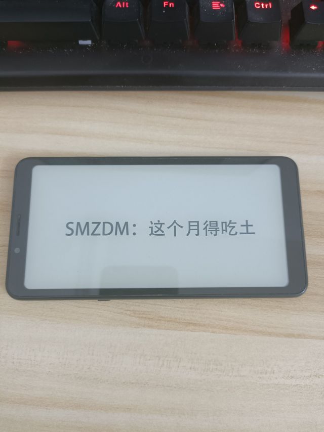 打卡失败之掌阅墨水屏手机