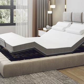 乐歌新品电动可升降床,零靠地设计,无需再买床,六大功能模式尽享坐躺