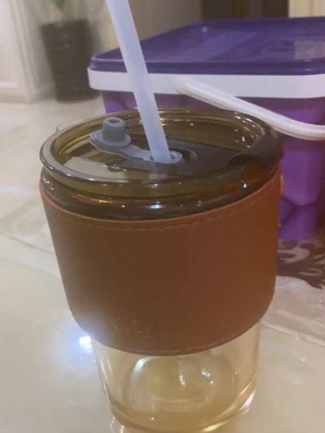 玻璃吸管杯