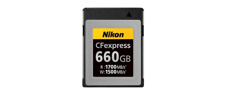 尼康发布CFexpress 存储卡MC-CF660G：1700 MB/s 速度、660GB 容量_存储