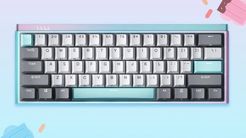 杜伽推出 K330W Plus 机械键盘：60% 紧凑配列、定制“晶轴”