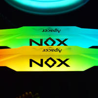 更大的RGB灯效区域，宇瞻NOX暗黑女神DDR4 3600内存套装开箱试玩