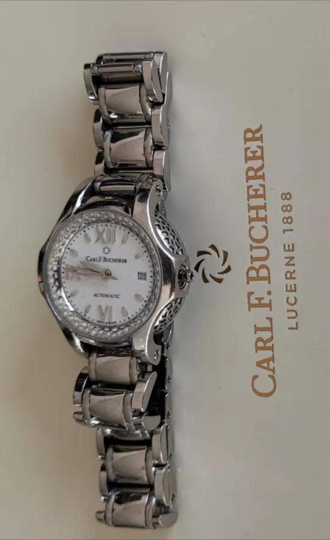 寶齊萊(carl f. bucherer)瑞士手錶 白蒂詩系列瑰麗腕錶 機械女表 00.