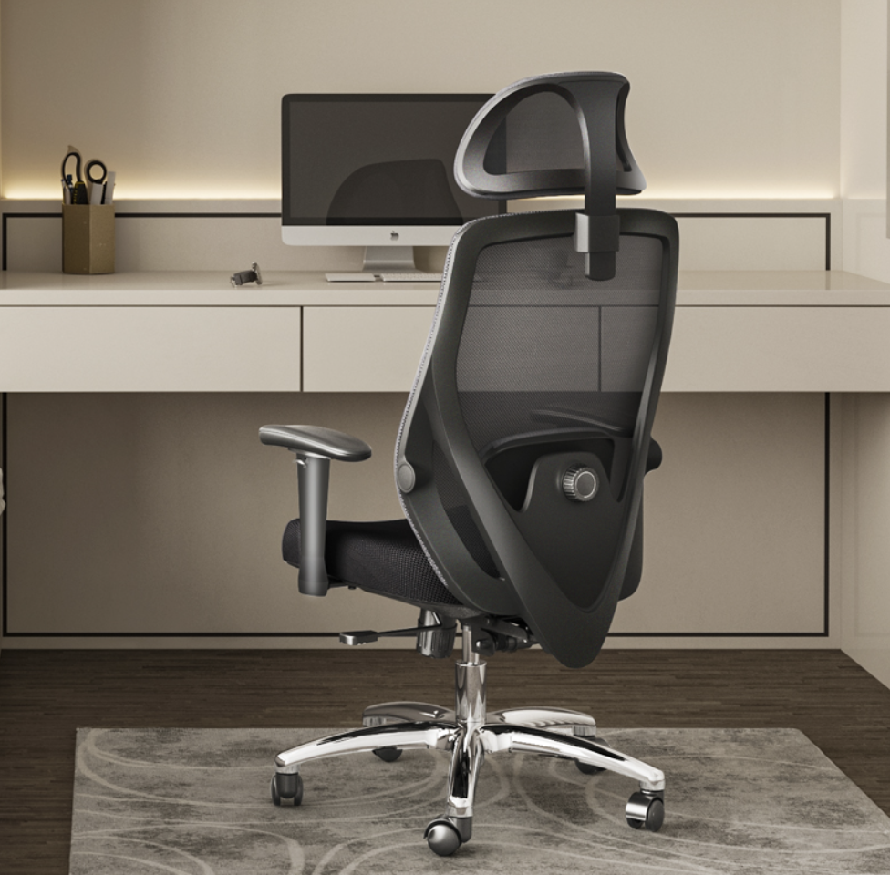 联丰上新工薪级人体工学椅，4D可调腰靠+透气网面+3档后仰+升降头枕