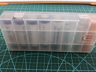 半透明五号七号电池收纳盒 