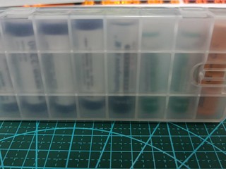 半透明五号七号电池收纳盒 
