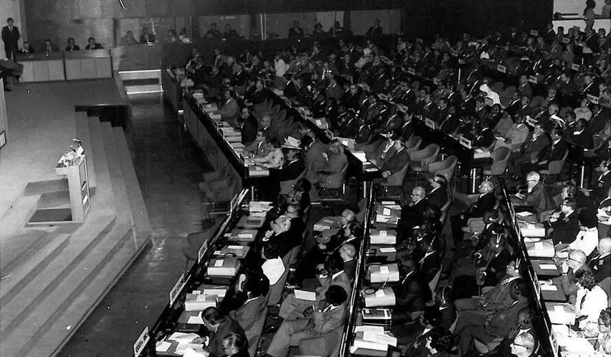 1972年的联合国人类环境会议上，制定了知名的《世界遗产公约》 ©UNESCO