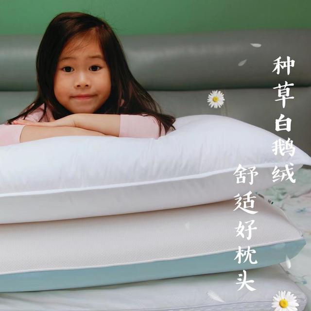 这个枕头我要给它封神！蓬松度超棒的酒店同款amain雅棉鹅绒枕