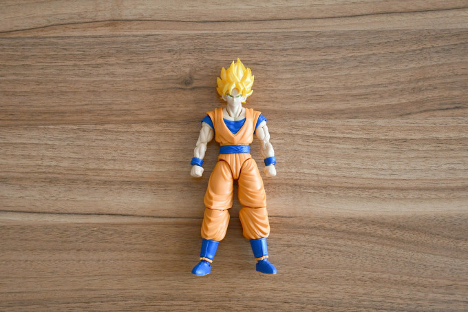 为情怀充值的万代龙珠z孙悟空拼装模型