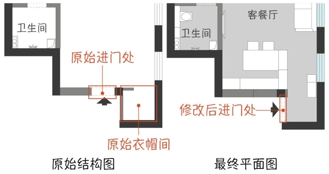 北京66㎡绝美日式之家，奇葩户型居然挤出超大收纳，有娃也能干干净净~