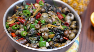 全国夜市统一标配，紫苏炒田螺，经典粤菜