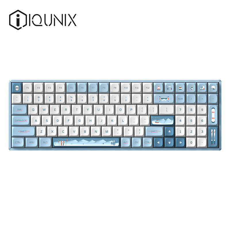 iQunix F97滑雪三模无线机械键盘评测：这配色太能打了吧