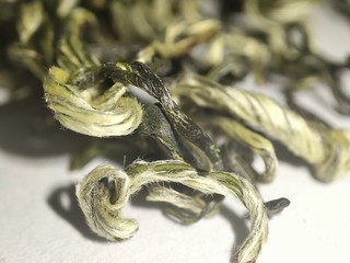 新入手了一款绿茶🍵碧螺春，喝着还可！