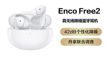 不到300块，性价比极高，OPPO Enco Free2，42dB降噪，真无线降噪蓝牙耳机，升级固件后可连接双设备 