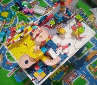 星涯优品 儿童积木桌大颗粒多功能玩具兼容