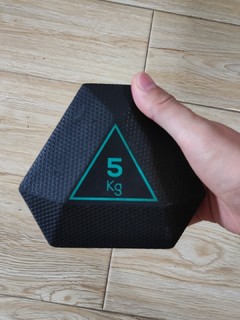 迪卡侬哑铃5KG