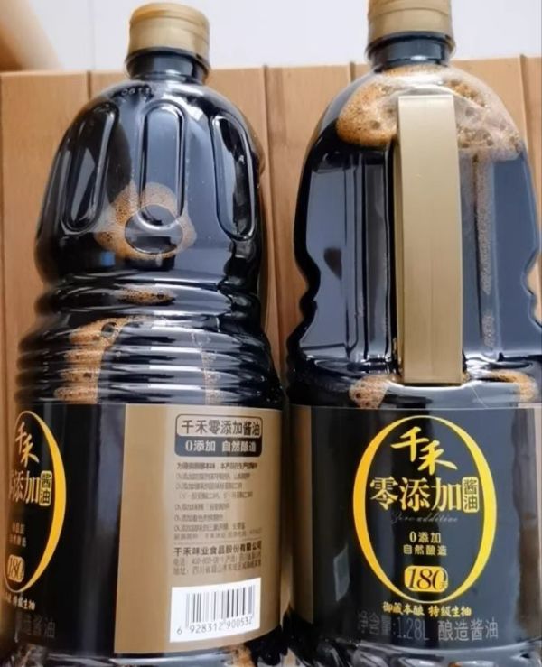 千禾180天零添加酱油1.28l