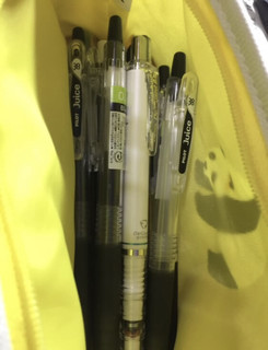 国誉（KOKUYO）黄色熊猫大容量笔袋