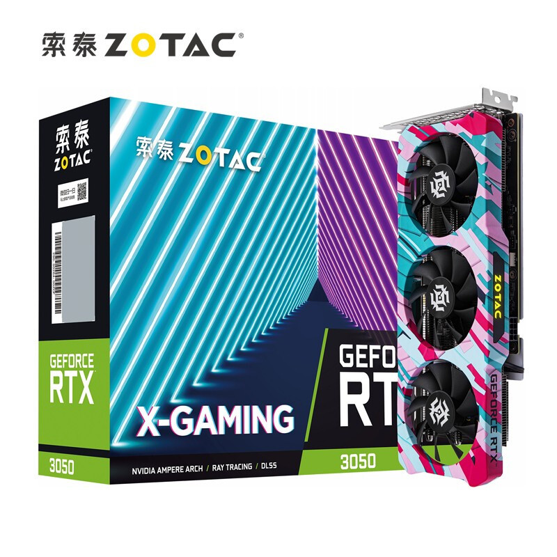 或是性价比最高的3050显卡、索泰RTX3050 X-GAMING OC显卡 评测