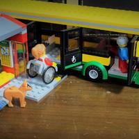 乐高手记 篇九十四：城市交通必不可少——LEGO 乐高城市系列 60154 公交车站