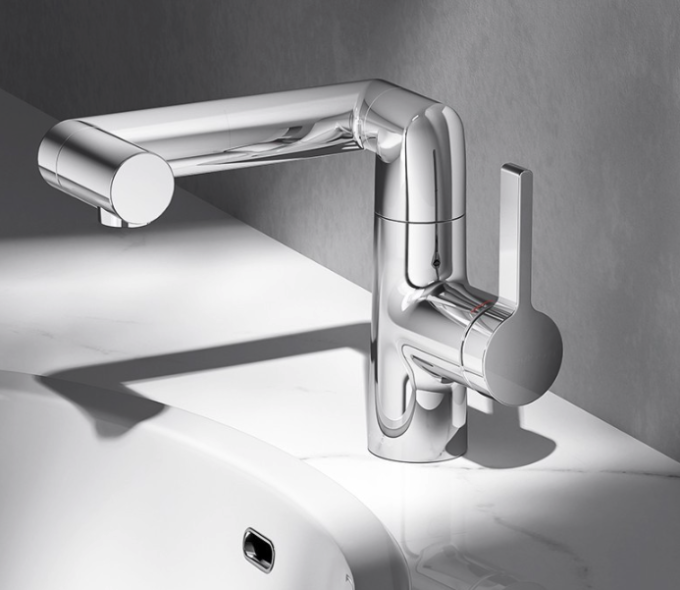 九牧新品万向旋转水龙头,垂直 水平 出水360°立体旋转,清洗根本无