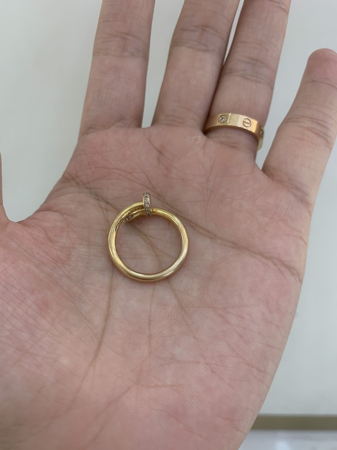 卡地亚黄金戒指