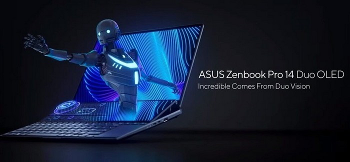 双屏+独显：华硕发布新 Zenbook Pro 14 Duo OLED 双屏设计工作站