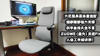 大范围适配+强支撑+久坐不累！ZUOWE座为灵感Fit尊享款人体工学椅评测！