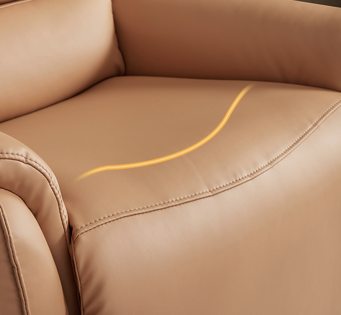芝华仕懒人摇摇椅沙发，无线充电电动躺位、30°前后可摇、360°自由旋转