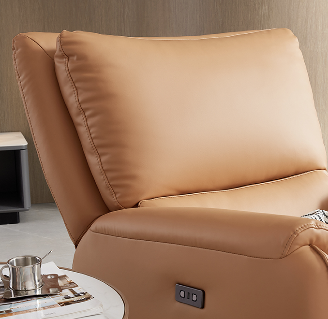 芝华仕懒人摇摇椅沙发,无线充电电动躺位,30°前后可摇,360°自由旋转