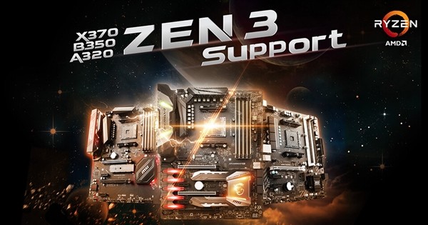 兑现承诺：AMD 300 全系支持最后一代AM4 Ryzen 5000