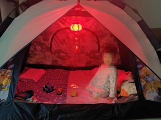 160元买的探路者帐篷，实现了露营自由