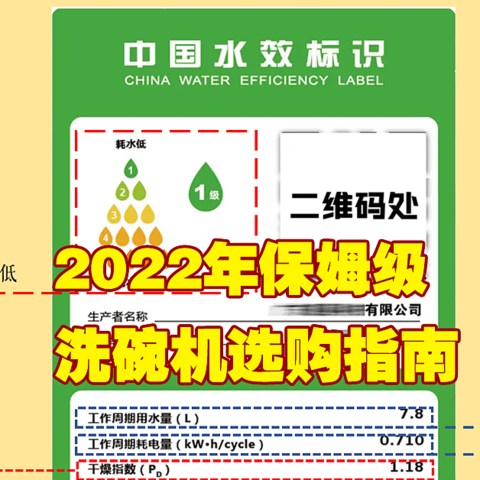 2022年618洗碗机选购指南！别只会看容量！这3+1才是核心！