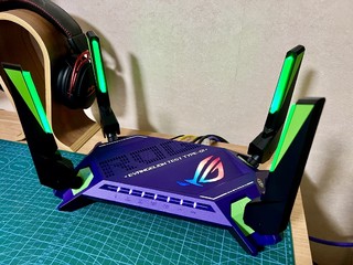 EVA限定版ROG AX6000路由到手